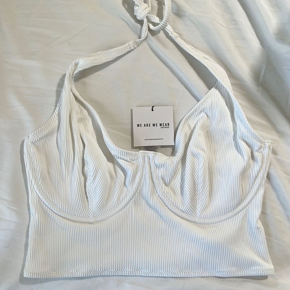 We are we wear ASOS Cindy plunge longline bathing suit